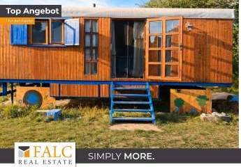 Baugrundstück mit Werkstatt & Zirkuswagen