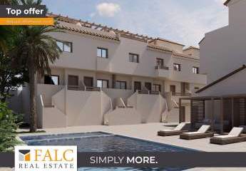 Einmalige Chance in Portmán: Stadthäuser mit Pool und höchstem Standard.