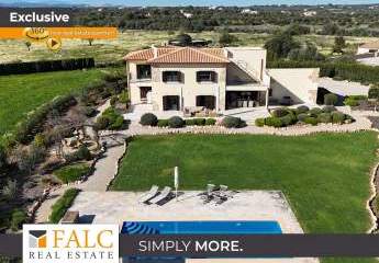 Mediterrane Finca in perfekter Lage mit Meer- und Bergblick in Ses Salines
