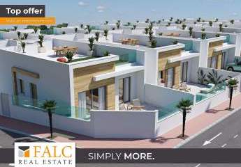 Modernes Wohnen in Murcia: Exklusive Neubau-Villen mit riesigem Solarium.