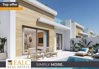 Luxus auf einer Ebene: Freistehende Villen für 2027 mit Privatpool in El Jimenado!