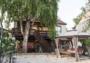 Familienhaus in einer ruhigen Straße mit Panorama auf Héviz