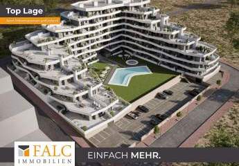 New property: Modern apartments with 2-3 rooms and communal pool