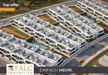 New property: Modern bungalows with 2-3 rooms and communal pool