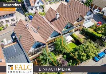 Maisonette: Wohnen auf 2 Ebenen mit Garten und Stellplatz.