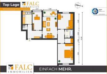 Vier Zimmer Wohnung  - ca. 99 m² - ruhig gelegen - Garagenstellplatz -von FALC Immobilien Göttingen