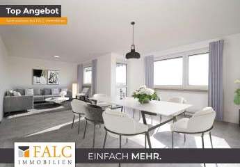 Über den Dächern von Heilbronn mit Balkon und Ausblick -FALC Immobilien Heilbronn