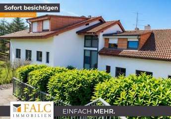 Moderne 4-Zimmer-Wohnung in Möckmühl,  Balkon mit Panoramaausblick - FALC Immobilien Heilbronn