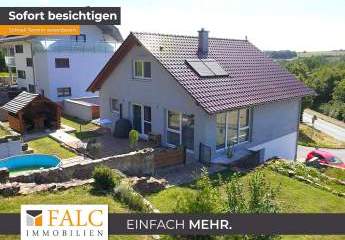„Wohnen mit Weitblick: Einfamilienhaus mit großem Garten in traumhafter Lage“ - FALC Immobilien HN