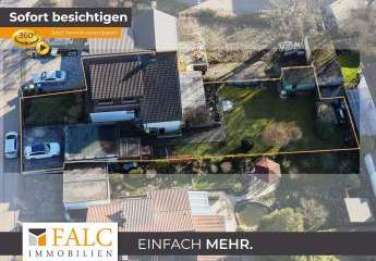 Halbes Haus, ganzes Glück, noch mehr Garten! FALC Immobilien Heilbronn