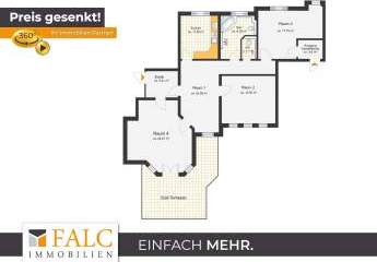 "121 m² Büroräume – Süd-Terrasse, Küche, 2 WCs, Busanbindung & 2 Parkplätze, vielseitig nutzbar"