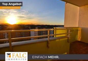 Sonnenuntergang inklusive - 3-Zimmerwohnung mit Panorama-Balkon