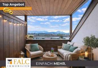 Alpenblick inklusive – Traumhafte Dachgeschosswohnung mit extra Hobbyraum