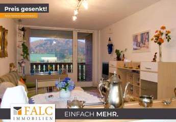 Einfach Mehr: Gepflegte Nichtraucher-2-Zimmer-Wohnung, möbiliert, TG, Aufzug, Süd-Loggia-Balkon.