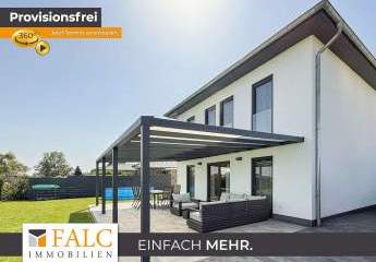 Provisionsfrei. Neuwertige Stadtvilla mit pflegeleichtem Grundstück in Randlage!