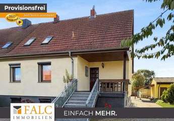 Provisionsfrei. Gepflegte Doppelhaushälfte mit Kamin in ruhiger und naturnaher Lage!