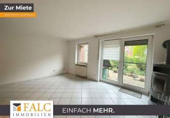 3-Zimmer-Erdgeschosswohnung mit Garten und Terrasse, Balkon, Kamin, Einbauküche & optionaler Garage