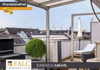 Provisionsfreie Dachgeschosswohnung mit großer Dachterrasse im Herzen von Brühl