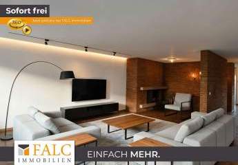 Wohnen mit Stil: Lichtdurchflutete 5-Zimmer-Wohnung mit Kamin & Balkon