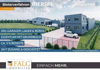 Werkpark Kierspe, XXL-Garagen, Lager & Büros