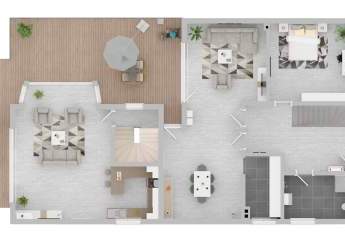 Ruhig gelegenes Zweifamilienhaus mit schöner Gartenanlage & Weitblick
