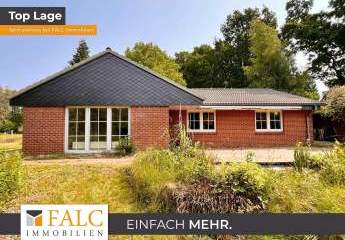 ***Natur pur direkt vor der Haustür – gepflegter Bungalow am Waldrand von Suderburg***