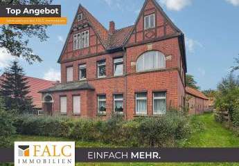 Großes Landhaus mit Einliegerwohnung, Stallungen, Koppeln & Flusszugang auf 6.640 m² Traumgrundstück