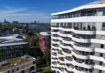 Barrierefreie Luxuswohnung mit Domblick ! Exklusives und zentrales Wohnen auf 106 m² Wfl, am Rhein !