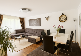 Helle 3-Zimmer-Wohnung, 80 m², Sonnenbalkon mit Parkblick, Aufzug & Garage optional