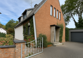 Doppelhaushälfte mit großem Garten und Garage in Grevenbroich