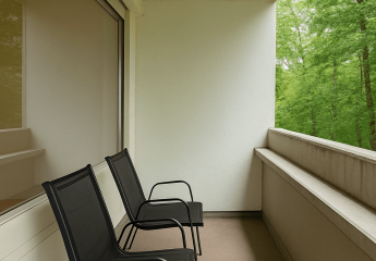 Bezugsfrei! 2-Zimmer-Erdgeschosswohnung mit Balkon ins Grüne