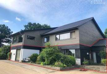 Idyllisch gelegene Doppelhaushälfte/Bungalow mit Sauna + separates Büro/Praxis!