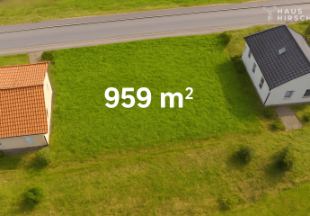 erschlossenes Hanggrundstück mit Weitblick – 959 m² + Wohnraumförderung