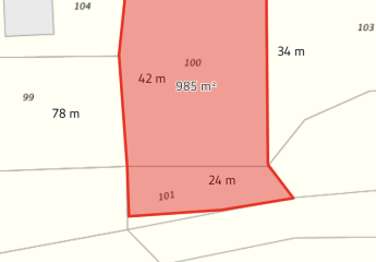 Pachtanzeige – Tinyhouse-Stellplatz mit Kaufoption. Traumhafte Orts-Randlage am Naturschutzgebiet