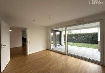 Moderne Erdgeschosswohnung mit Terrasse und Garten, lichtdurchflutet, perfekt für entspanntes Wohnen