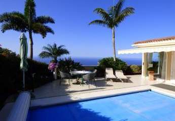 Chalet independiente de buen gusto en El Sauzal con inmejorables vistas al Teide y al Atlántico