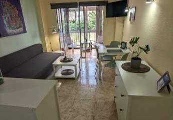 Bonito y pequeño estudio en el corazón de Puerto de la Cruz para alquiler a largo plazo.