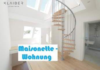 Superschöne Maisonette-Wohnung mit 3 Kinder/Arbeitsz. 2 Bäder, Dachbalkon, optional TG-Stellplatz !!