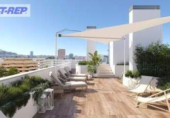 Appartements mit 4 Schlafzimmern, 2 Bädern, Klimaanlage, Tiefgaragenstellplatz und Gemeinschaftspool nur 900 m vom Hafen von Alicante
