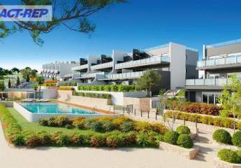 Appartements mit 3 Schlafzimmern, 2 Bädern, Kfz-Stellplatz und zum Teil auch mit Meerblick in wunderschöner Anlage nur 5 km vom Strand
