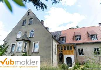 Historisches, Denkmalgeschütztes Herrenhaus bei Arzberg in Seußen