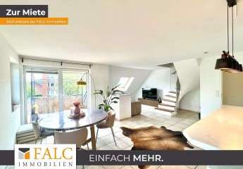 Möblierte Maisonette mit Balkon & TG in Düsseldorf-Unterrath– 1 Jahr befristet, Verlängerung möglich