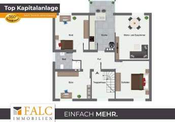 +++Vermietete 4-Zimmer-Wohnung in zentraler Lage von Bad Wildungen+++