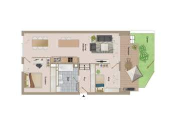 Neubau:  3 Zi-Gartenwohnung nahe Humannplatz in Prenzlauer Berg