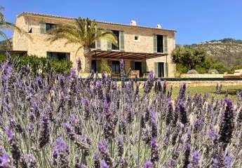 Autarke Neubau-Finca mit Infinitypool, Meerblick und eigener Weinberg in Llucmajor - Mallorca