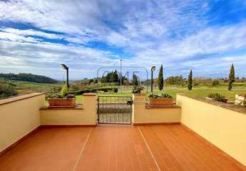 Charmantes Reihenhaus mit toskanischem Lebensgefühl mit Meerblick in Guardistallo - Toskana
