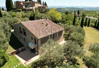 Exklusives toskanisches Landhaus mit Panoramablick auf die Türme von San Gimignano – Toskana