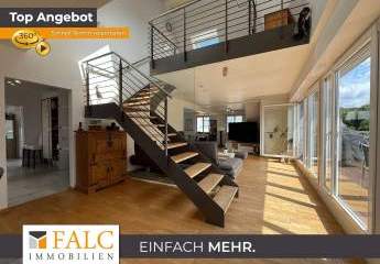 Exklusive Penthouse-Wohnung mit zwei Balkonen und Gemeinschaftsgarten – Baujahr 2008