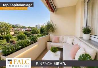 Zentral & idyllisch 2 Zimmer mit Loggia, Blick ins Grüne