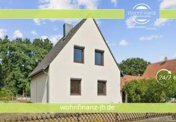 Charmantes Siedlungshaus mit großem Garten am Waldrand, Keller und Anbaupotenzial in Kralenriede